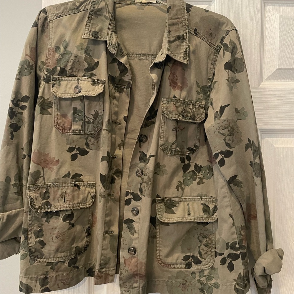 Maurices Jean Jacket with Flowers
